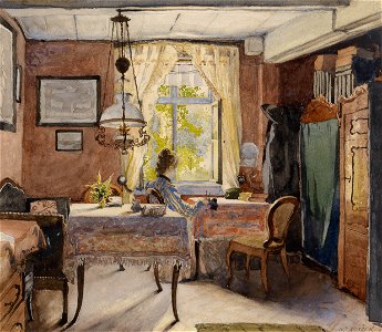 Carl Wenzel Zajicek Sonniges Interieur