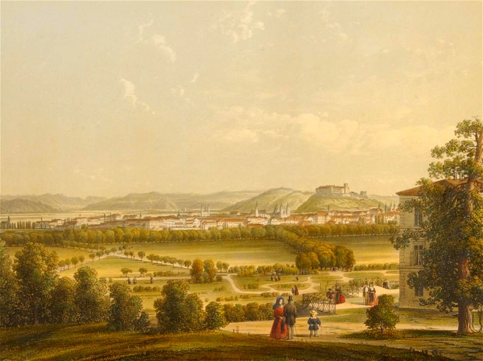 Carl Waage - Veduta Ljubljane