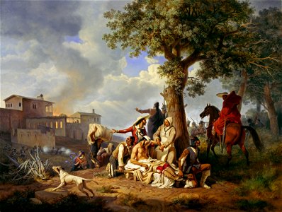 Carl Wilhelm Freiherr von Heideck - Szene aus dem spanischen Freiheitskrieg - G 10575 - Lenbachhaus