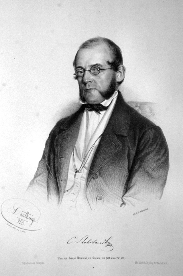 Carl von Rokitansky Litho