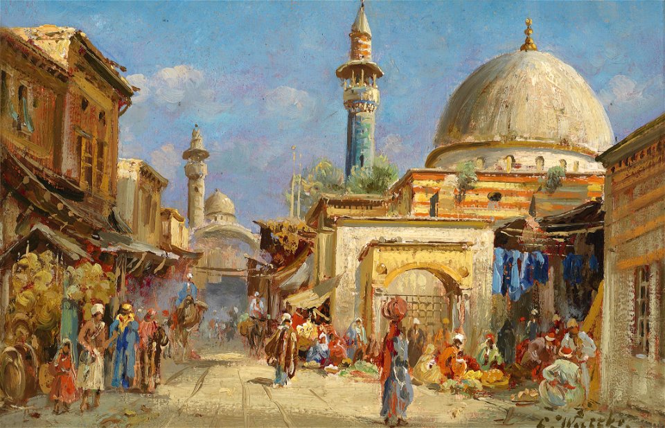 Carl Wuttke Orientalisches Strassenmotiv