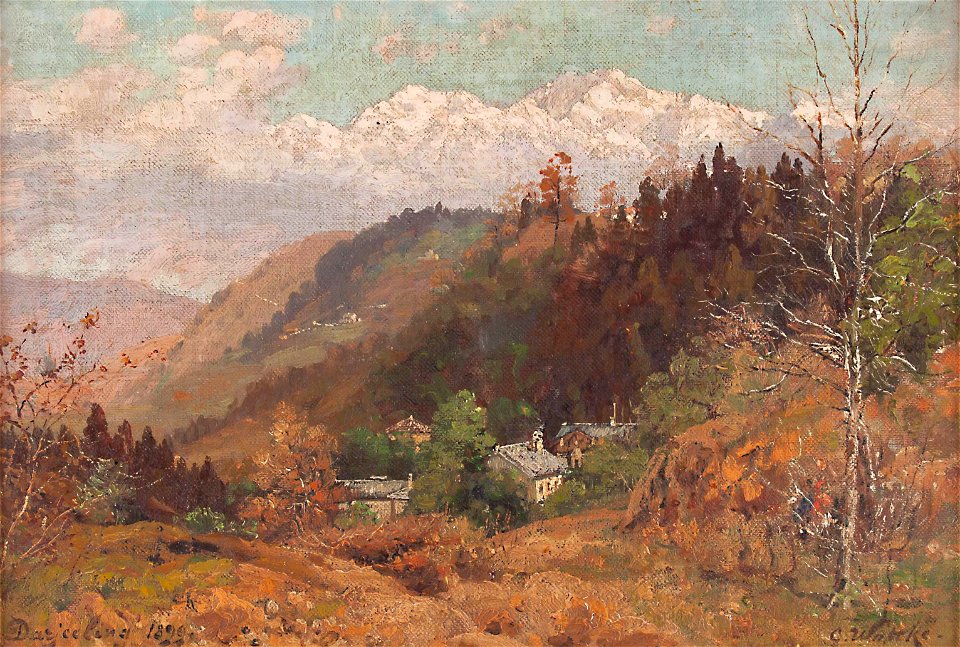 Carl Wuttke Hügellandschaft in Westbengalen