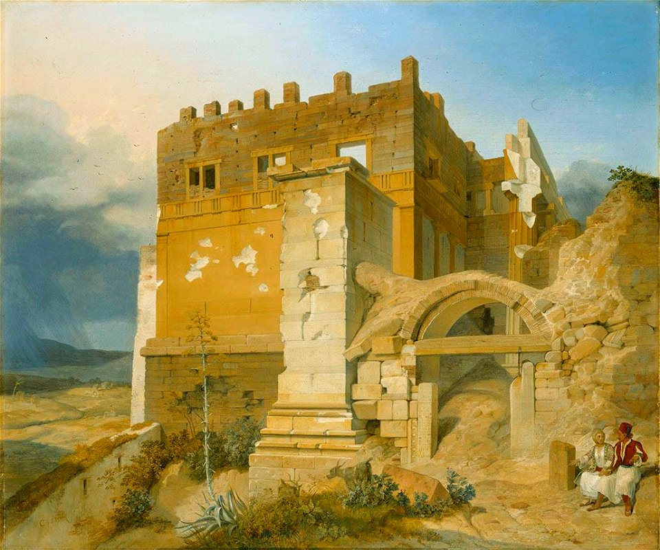 Carl Wilhelm von Heideck - Aufgang zur Akropolis - 9895 - Bavarian State Painting Collections
