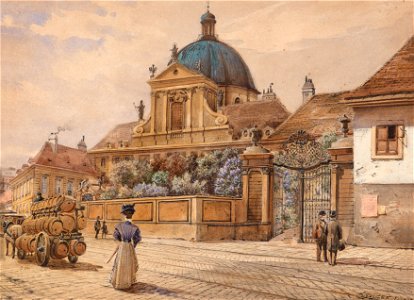Carl Wenzel Zajicek Salesianerinnenkirche am Rennweg 1908