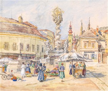 Carl Weiss Dreifaltigkeitssäule in Mödling