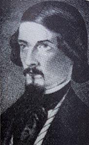 Carl Wetter självporträtt 1850-talet