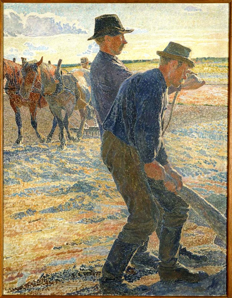 Carl Wilhelmson - Ploughmen - A II 973 - Finnish National Gallery