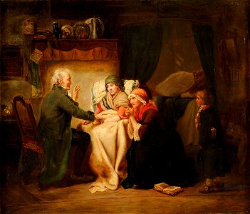 Carl Wilhelm Hübner Der Landarzt 1864
