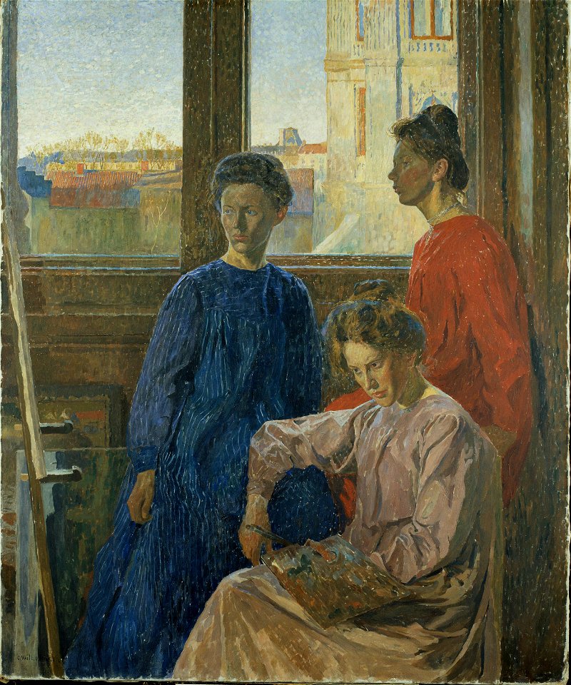 Carl Wilhelmson Woman Painters Thielska 388