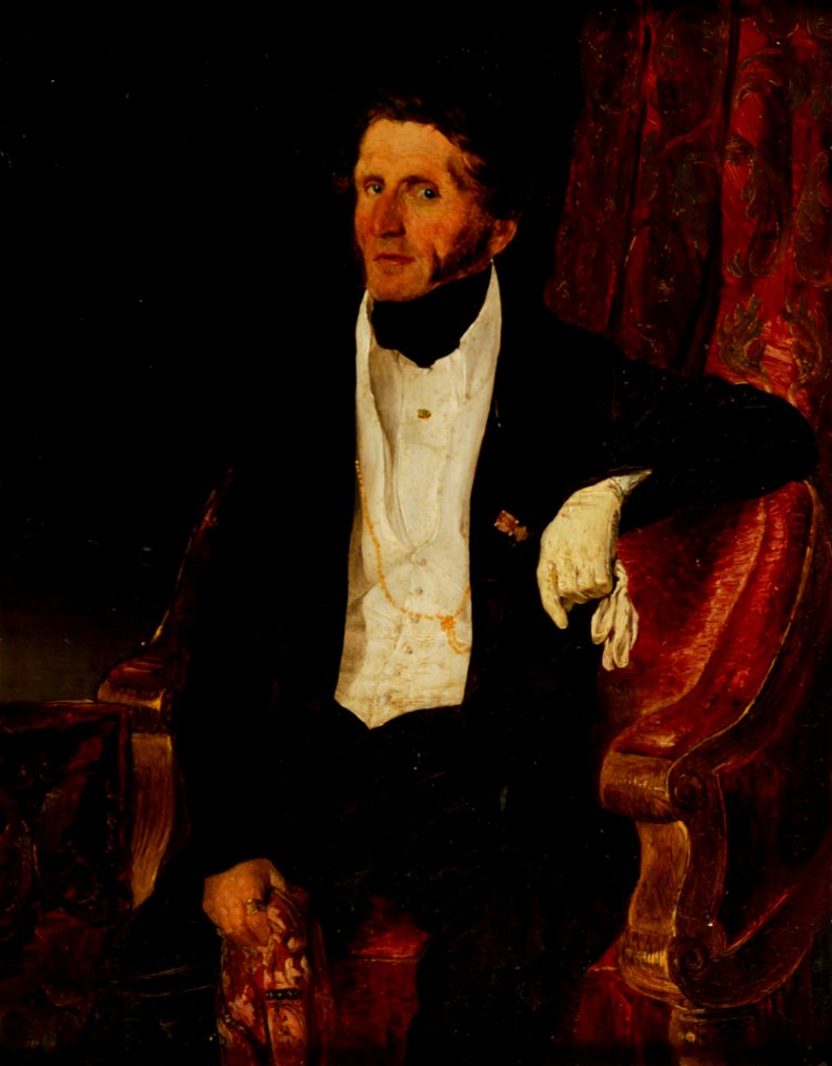 Carl Wurzinger Herrenporträt Wien 1837