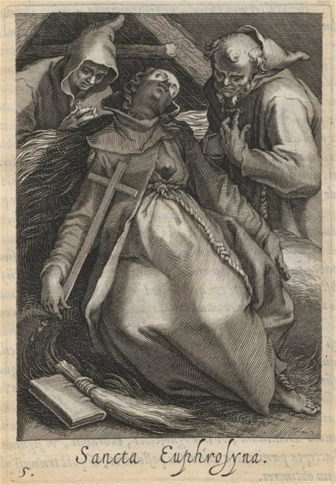 Bloemaert - 1619 - Sylva anachoretica Aegypti et Palaestinae - UB Radboud Uni Nijmegen - 512890366 30 S Euphrosyna