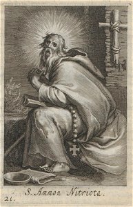 Bloemaert - 1619 - Sylva anachoretica Aegypti et Palaestinae - UB Radboud Uni Nijmegen - 512890366 21 S Ammon Nitriota