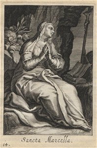 Bloemaert - 1619 - Sylva anachoretica Aegypti et Palaestinae - UB Radboud Uni Nijmegen - 512890366 39 S Marcella