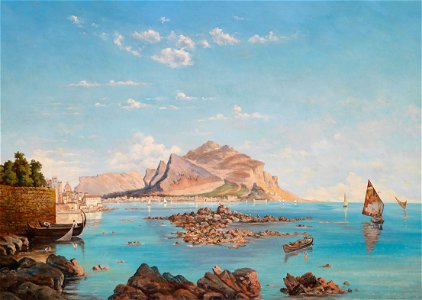 Blick auf Palermo c1900