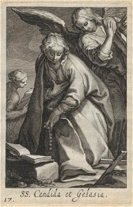 Bloemaert - 1619 - Sylva anachoretica Aegypti et Palaestinae - UB Radboud Uni Nijmegen - 512890366 42 S Candida et Gelasia