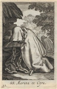 Bloemaert - 1619 - Sylva anachoretica Aegypti et Palaestinae - UB Radboud Uni Nijmegen - 512890366 48 S Marana et Cyra