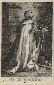 Bloemaert - 1619 - Sylva anachoretica Aegypti et Palaestinae - UB Radboud Uni Nijmegen - 512890366 43 S Syncletica