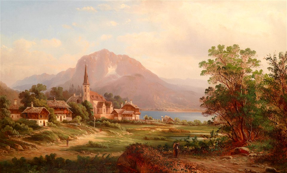 Blick auf Altaussee Steiermark