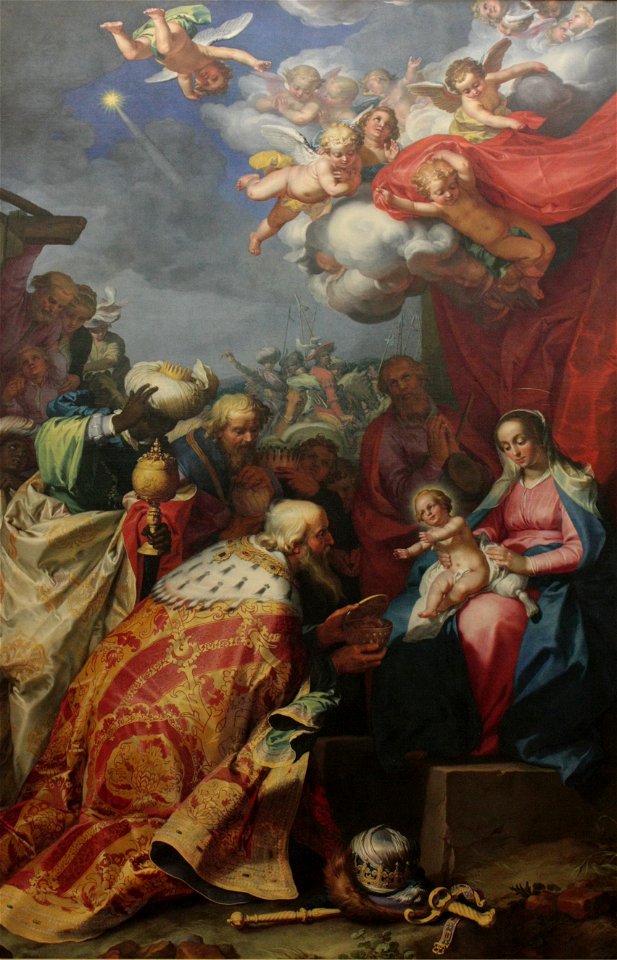 Abraham Bloemaert - Adoration des mages 1