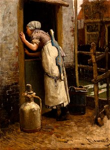 Bernardus Johannes Blommers The milk maid
