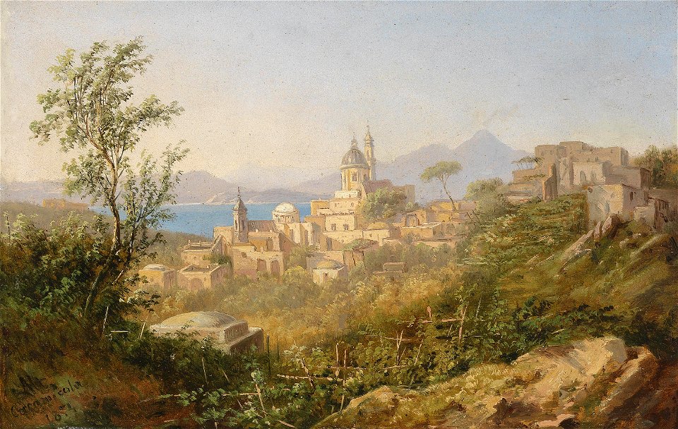 Blick auf Casamicciola 1874