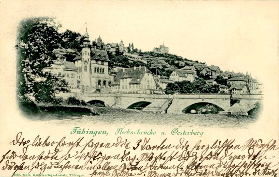 Blick auf Eberhardsbrücke und Österberg (AK Gebr. Metz 1898)