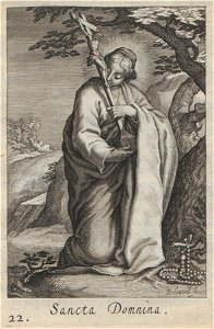 Bloemaert - 1619 - Sylva anachoretica Aegypti et Palaestinae - UB Radboud Uni Nijmegen - 512890366 47 S Domnina