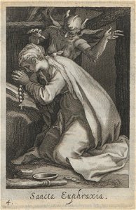 Bloemaert - 1619 - Sylva anachoretica Aegypti et Palaestinae - UB Radboud Uni Nijmegen - 512890366 29 S Euphraxia