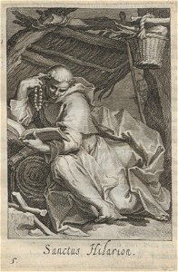 Bloemaert - 1619 - Sylva anachoretica Aegypti et Palaestinae - UB Radboud Uni Nijmegen - 512890366 05 S Hilarion