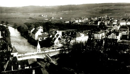 Blick vom Turm der Stiftskirche nach Südosten (Gebr. Metz 1903-04 EfT000)