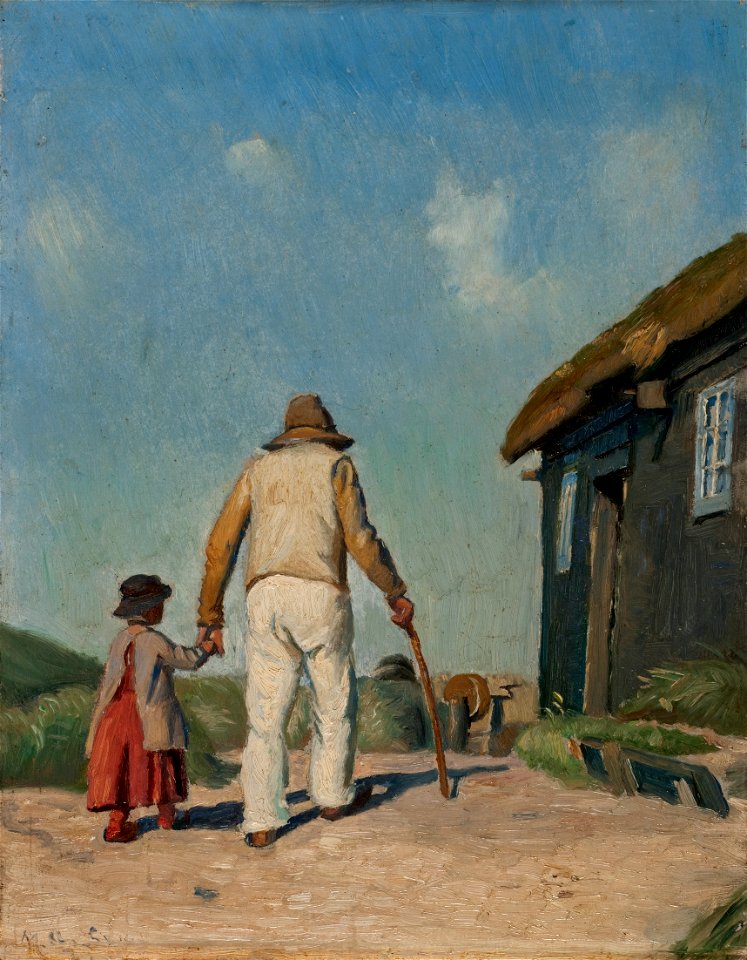 Blind Christian. Study (Michael Ancher) - Nationalmuseum - 19747