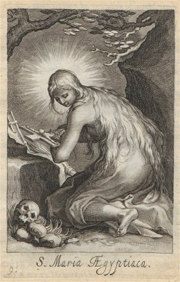 Bloemaert - 1619 - Sylva anachoretica Aegypti et Palaestinae - UB Radboud Uni Nijmegen - 512890366 34 S Maria Aegyptiaca