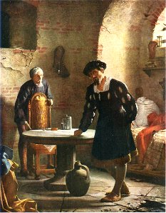 Carl Bloch - Christian II i fængslet på Sønderborg Slot 1871