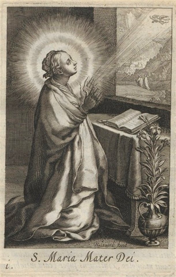 Bloemaert - 1619 - Sylva anachoretica Aegypti et Palaestinae - UB Radboud Uni Nijmegen - 512890366 26 S Maria Mater Dei
