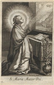 Bloemaert - 1619 - Sylva anachoretica Aegypti et Palaestinae - UB Radboud Uni Nijmegen - 512890366 26 S Maria Mater Dei