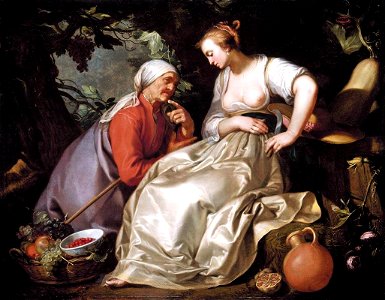 Bloemaert, Abraham - Vertumnus and Pomona - 1620. Free illustration for personal and commercial use.