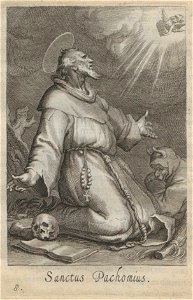 Bloemaert - 1619 - Sylva anachoretica Aegypti et Palaestinae - UB Radboud Uni Nijmegen - 512890366 08 S Pachomius