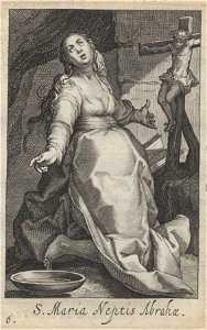 Bloemaert - 1619 - Sylva anachoretica Aegypti et Palaestinae - UB Radboud Uni Nijmegen - 512890366 31 S Maria Neptis Abrahae