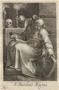 Bloemaert - 1619 - Sylva anachoretica Aegypti et Palaestinae - UB Radboud Uni Nijmegen - 512890366 12 S Basilius Magnus