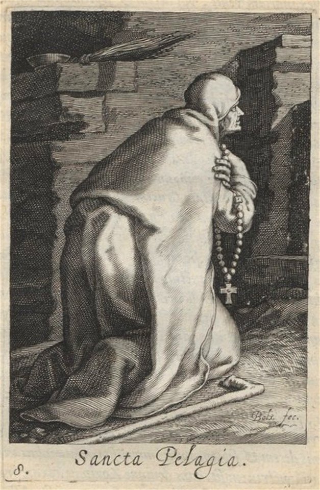 Bloemaert - 1619 - Sylva anachoretica Aegypti et Palaestinae - UB Radboud Uni Nijmegen - 512890366 33 S Pelagia