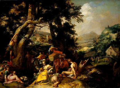 Abraham Bloemaert - Prediking van Johannes de Doper