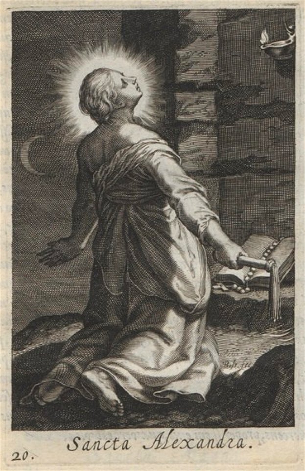 Bloemaert - 1619 - Sylva anachoretica Aegypti et Palaestinae - UB Radboud Uni Nijmegen - 512890366 45 S Alexandra