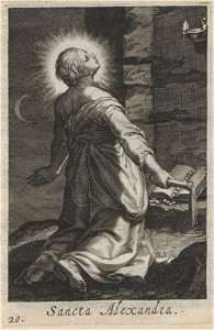 Bloemaert - 1619 - Sylva anachoretica Aegypti et Palaestinae - UB Radboud Uni Nijmegen - 512890366 45 S Alexandra