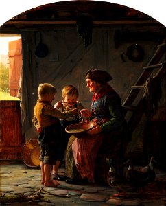 Carl Bloch - Et Maaltid (1859)