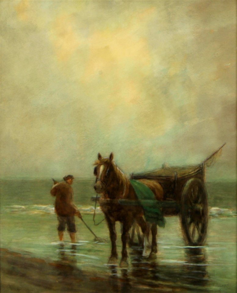 Bernardus Johannes Blommers - The shrimp gatherers