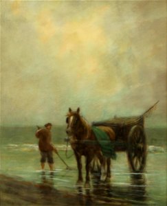 Bernardus Johannes Blommers - The shrimp gatherers
