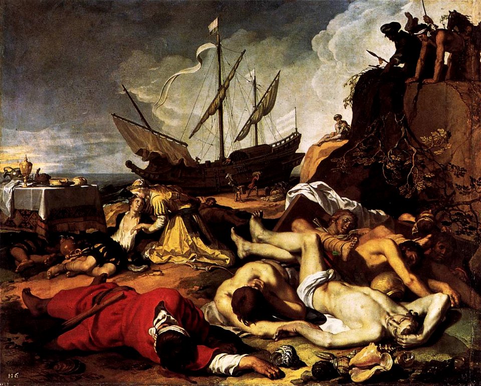 Abraham Bloemaert - Charikleia and Theagenes - WGA02275