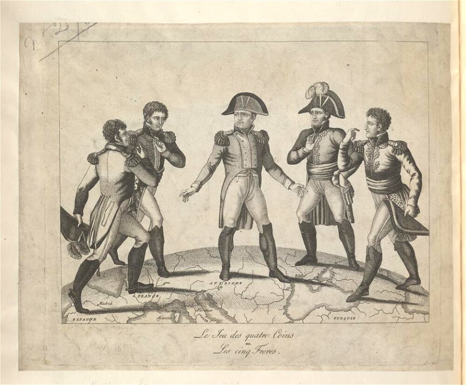 Bodleian Libraries, Le jeu de quatre coins ou- les cinq freres