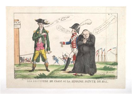 Bodleian Libraries, Les descentes de croix ou- la semaine sante de 1815