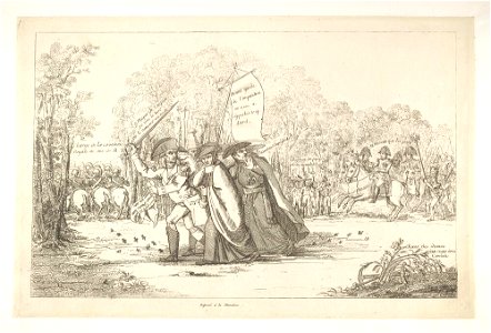 Bodleian Libraries, Napoleon arriving in the Tuilleries departure of the royalists